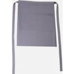 CG Workwear Gastro zástěra Roma s kapsami odolná proti pomačkání šedá slonovinová 50 x 78 cm CGW1262 – Hledejceny.cz