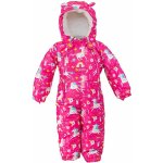 Overal dívčí s kožíškem Pidilidi PD růžová – Zboží Dáma