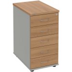 Hobis K 35 C P 5 zásuvek podél 60 cm višeň šedá – Hledejceny.cz