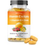 MOVit Vitamin C 1200 mg se šípky + Vitamin D + Zinek PREMIUM 90 tablet – Hledejceny.cz