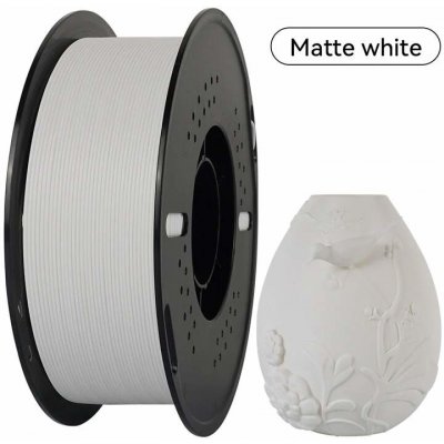Kingroon PLA MATTE 1,75 mm 1kg Matná Bílá – Zboží Živě