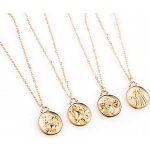 Franco Bene Oboustranný náhrdelník se znamením zvěrokruhu Býk pozlacený 2872 – Hledejceny.cz