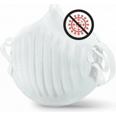 BreaSAFE nano respirátor ANTI-COVID-19 s Ag+ stříbrem CZ Znovupoužitelný 50 ks – Zboží Dáma