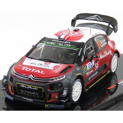 Ixo Wrc-models Citroen C3 Abu Dhabi N 11 Rally Tour De Corse S.loeb D.elena Červená Bílá Šedá 1:43 – Zboží Mobilmania