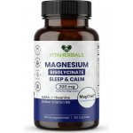 Vitaherbals Magnesium Bisglycinate Sleep & Calm MagChel Hořčík, GABA, L-theanin, B6 P5P 100 kapslí – Hledejceny.cz