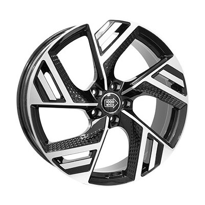 MILLE MIGLIA MME-5 8x20 5x114.3 ET47 black gloss + polished – Hledejceny.cz