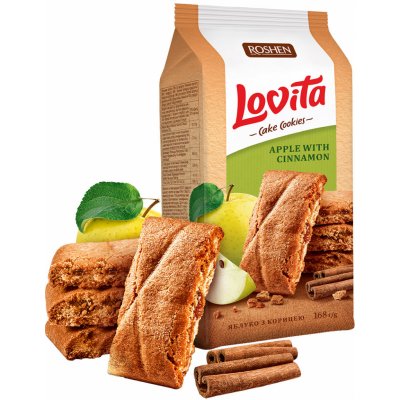 Roshen Lovita Cake Apple Cinnamon 168 g – Zboží Dáma