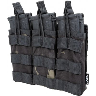 Satac Satac otevřená Molle sumka na 3 zásobníky M4 / AR15 MC Black – Zboží Dáma