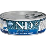 N&D GF Cat Ocean Adult Sea Bass & Sardine & Shrimps 80 g – Hledejceny.cz