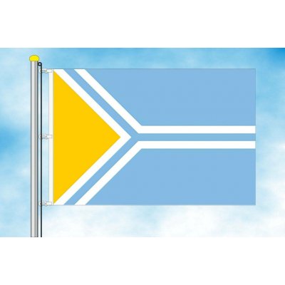 LIBEA, s.r.o. Tuva vlajka Rozměr: 40×60 cm, Uchycení: Karabiny na stožár – Hledejceny.cz