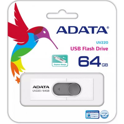 ADATA UV220 64GB AUV220-64G-RWHGY – Zboží Mobilmania