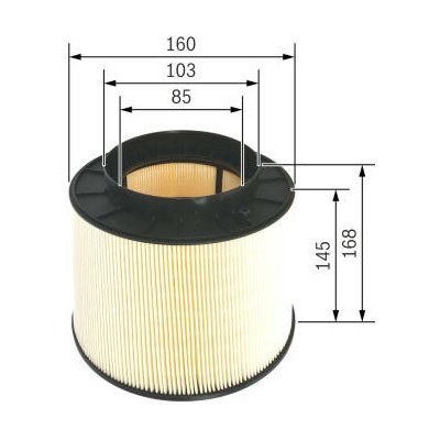 Vzduchový filtr BOSCH F 026 400 394 – Hledejceny.cz