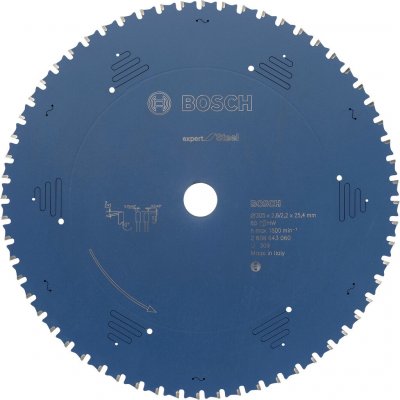 Bosch Pilový kotouč do okružních pil Expert for Steel, 305x2,6/2,2 mm 2.608.643.060 – Zboží Dáma