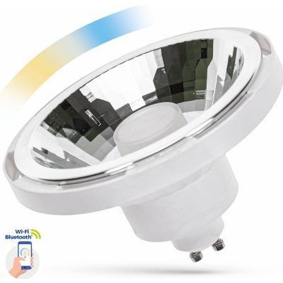 Spectrumled LED AR111 10W GU10 SMD 230V Bílá 30 degree CCT+DIMM Wi-Fi/BT SPECTRUM SMART – Zboží Mobilmania