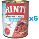 Rinti Kennerfleisch Junior Hovězí 6 x 800 g – Hledejceny.cz