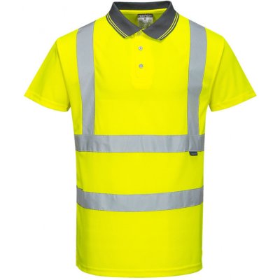 Portwest Polokošile S477 Hi-Vis krátké rukávy reflexní Žlutá M – Sleviste.cz