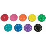 Learning Resources Barevné zlomky - magnetické pěnové kruhy – Sleviste.cz