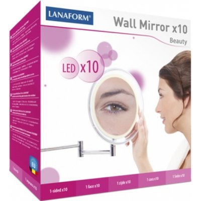 Lanaform LA131007 Wall Mirror stříbrné – Zboží Dáma Lanaform LA131007 Wall Mirror stříbrné – Zboží Dáma