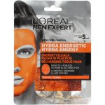 L'Oréal Men Expert Hydra Energetic textilní maska 32 g – Sleviste.cz