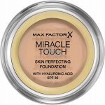 Max Factor Miracle Touch Skin Perfecting vysoce krycí make-up SPF30 045 warm Almond 11,5 g – Zboží Dáma