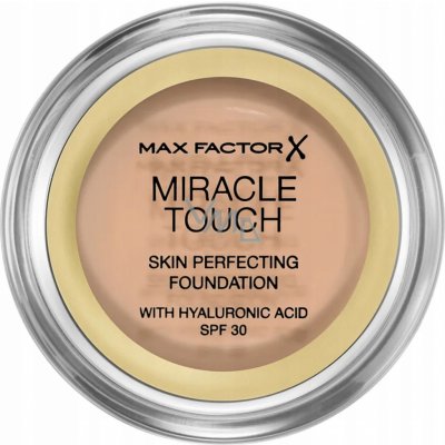 Max Factor Miracle Touch Skin Perfecting vysoce krycí make-up SPF30 045 warm Almond 11,5 g – Zboží Dáma