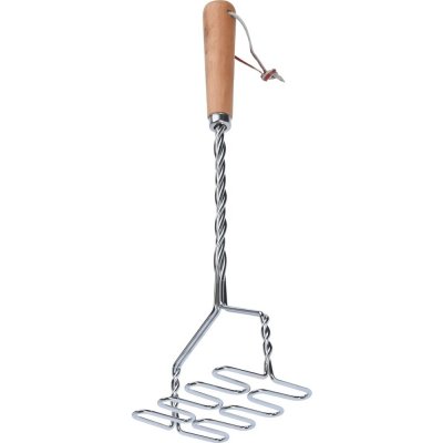 Mačkadlo brambor 37cm, dřevo/kov – Zboží Mobilmania