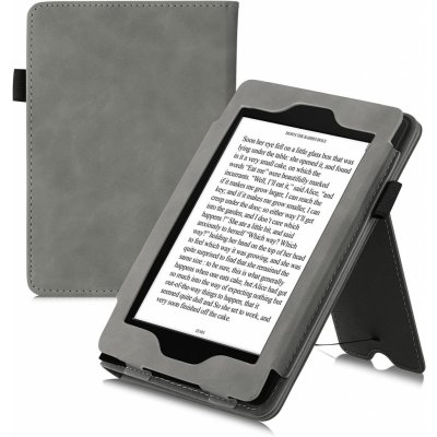 KW Mobile Nubuck Moon Grey KW5762022 Pouzdro pro Amazon Kindle Paperwhite 1/2/3 šedé 4063004422809 – Zboží Živě