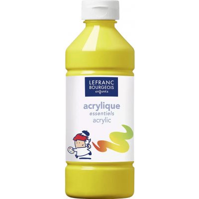 Lefranc & Bourgeois umělecká barva akrylová pro děti žlutá 500 ml – Hledejceny.cz