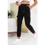 Basic žebrované tepláky s kapsami flayon uy2058 tmavě modré – Zboží Dáma