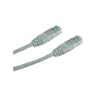 Datacom 1509 Patch kabel UTP CAT5E, 0,5m, křížený, šedý – Zboží Mobilmania
