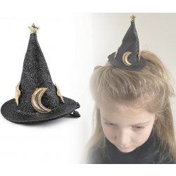 Sponka do vlasů čarodějnický klobouk