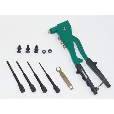 JONNESWAY V1102 Nýtovací kleště na trhací nýty 2.4, 3.2, 4.0, 4.8 mm a maticové nýty M3-M6 – Sleviste.cz