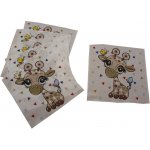 Etex Dětské bavlněné kapesníky s žirafou – Zboží Mobilmania