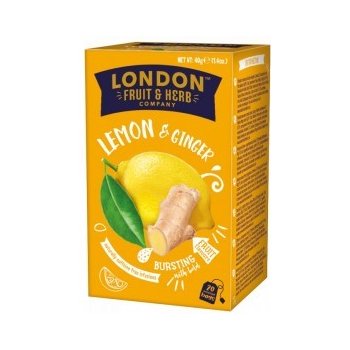 LONDON FRUIT & HERB Ovocný čaj citron se zázvorem 20 x 2 g