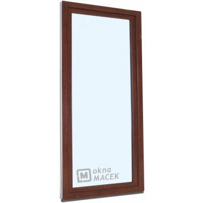 KNIPPING Plastové balkonové dveře - 70 AD ořech/bílá jednostranně pravé 80 x 210 cm – Sleviste.cz