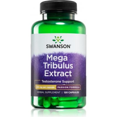 Swanson Mega Tribulus Extrakt 250 mg 120 kapslí