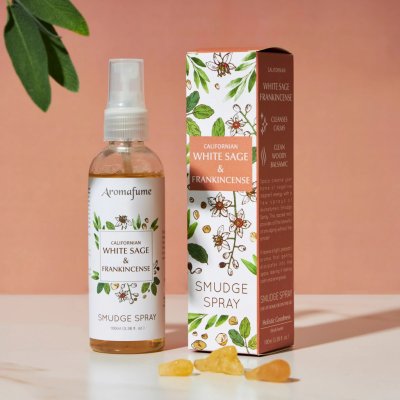 Aromafume Vonný esenciální olej ve spreji Californian White sage & Frankincense 100 ml – Hledejceny.cz