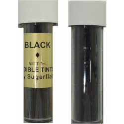 Sugarflair Jedlá prachová barva Black 7 ml