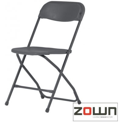 Plastová skládací židle ZOWN ALEX CHAIR - NEW - šedá GC-52-SG – Zboží Mobilmania