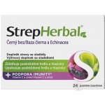 StrepHerbal Černý bez a echinacea 24 pastilek – Hledejceny.cz