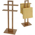 Kinekus Věšák/stojan na ručníky 37x25x85cm bambus KIN64305123 – Zboží Dáma