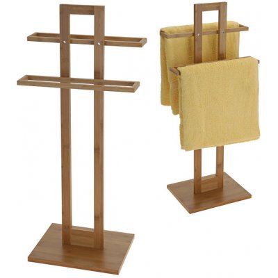 Kinekus Věšák/stojan na ručníky 37x25x85cm bambus KIN64305123 – Zboží Dáma