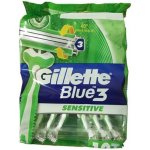 Gillette Blue3 Sensitive 12 ks – Zboží Mobilmania