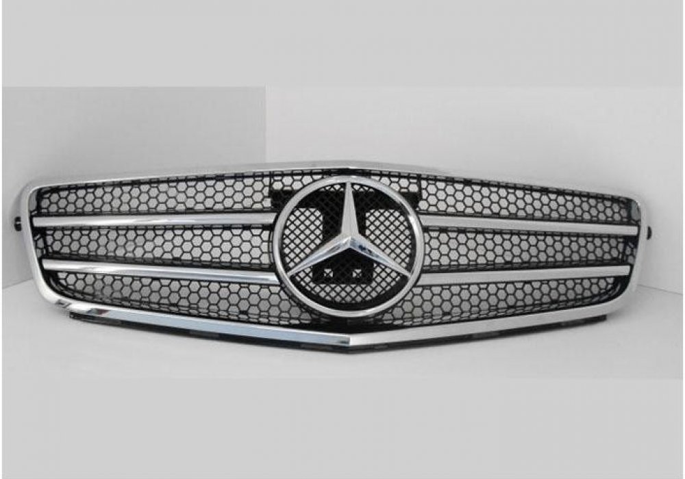 PROTEC Přední maska Mercedes-Benz C W204 07-12 C63 AMG Look černá/chrom |  Srovnanicen.cz