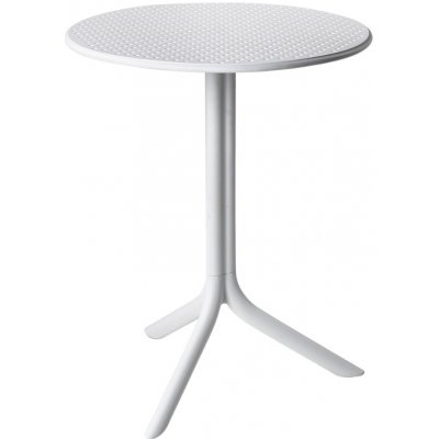 NARDI Bílý plastový zahradní stolek Step 60,5 cm – Sleviste.cz