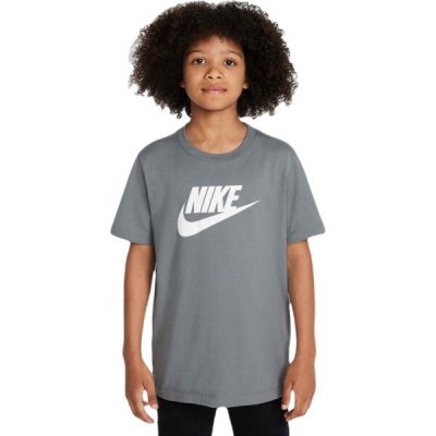 Nike SPORTSWEAR tee FUturA dětské triko šedá – Zboží Mobilmania