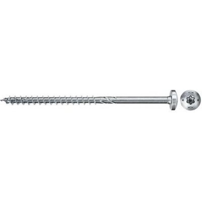 FISCHER vrut FPF II PTP 6,0*80mm, půlkulatá hlava, částečný závit, pro dřevostavby, TRX30, 670534 – Hledejceny.cz