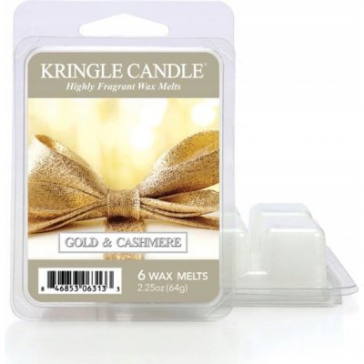 Kringle Candle Gold & Cashmere Vonný Vosk 64 g – Hledejceny.cz