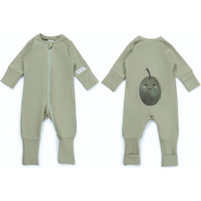 Moniel Dětský rostoucí overal Oliva Olive – Zboží Dáma