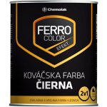 Chemolak U 2066 FERRO COLOR kovářská černá 2,5 L – Hledejceny.cz